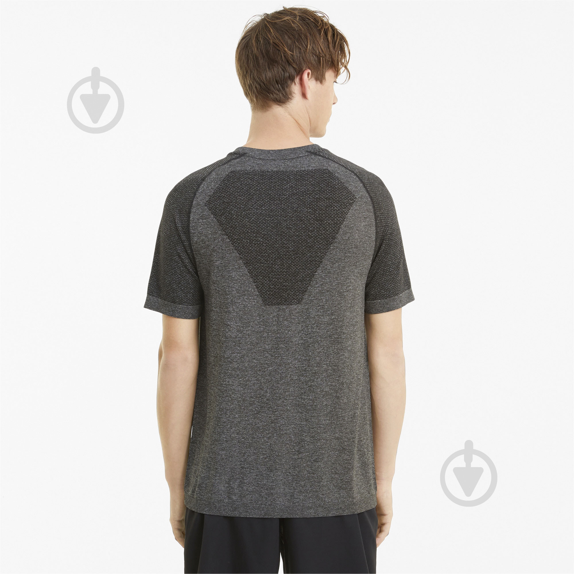 Футболка Puma RTG Evoknit Basic Tee 58582801 р.XL темно-серый - фото 2
