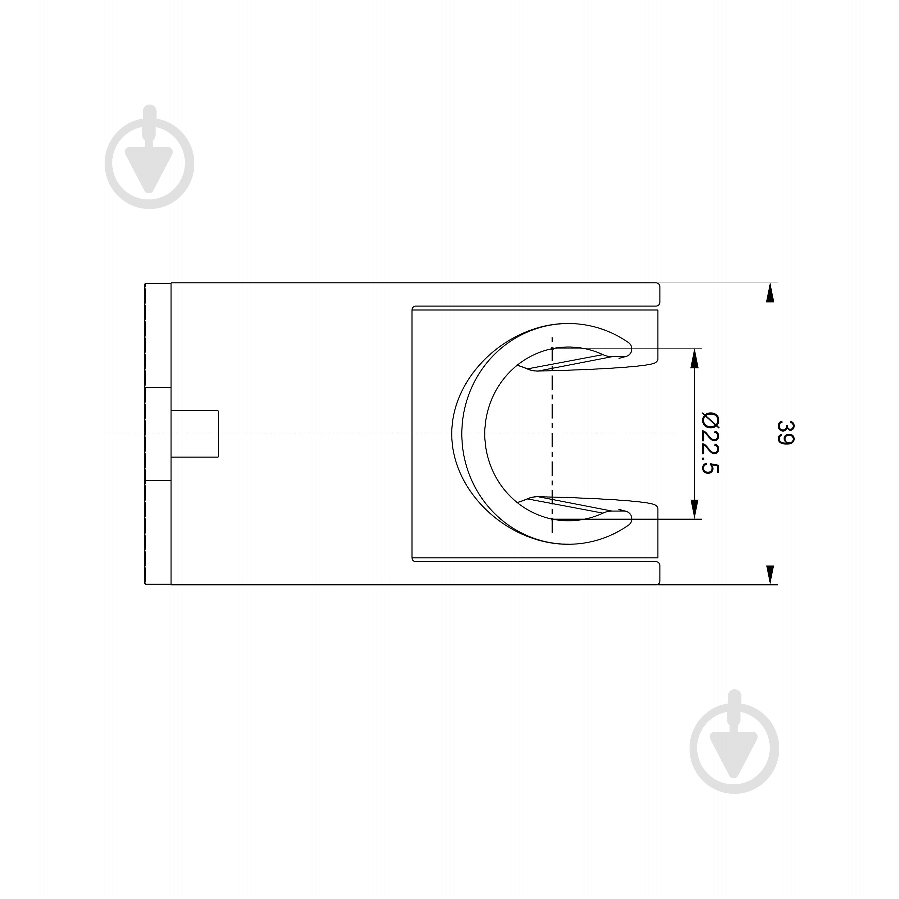 Тримач лійки Koller Pool (1146320324) - фото 2