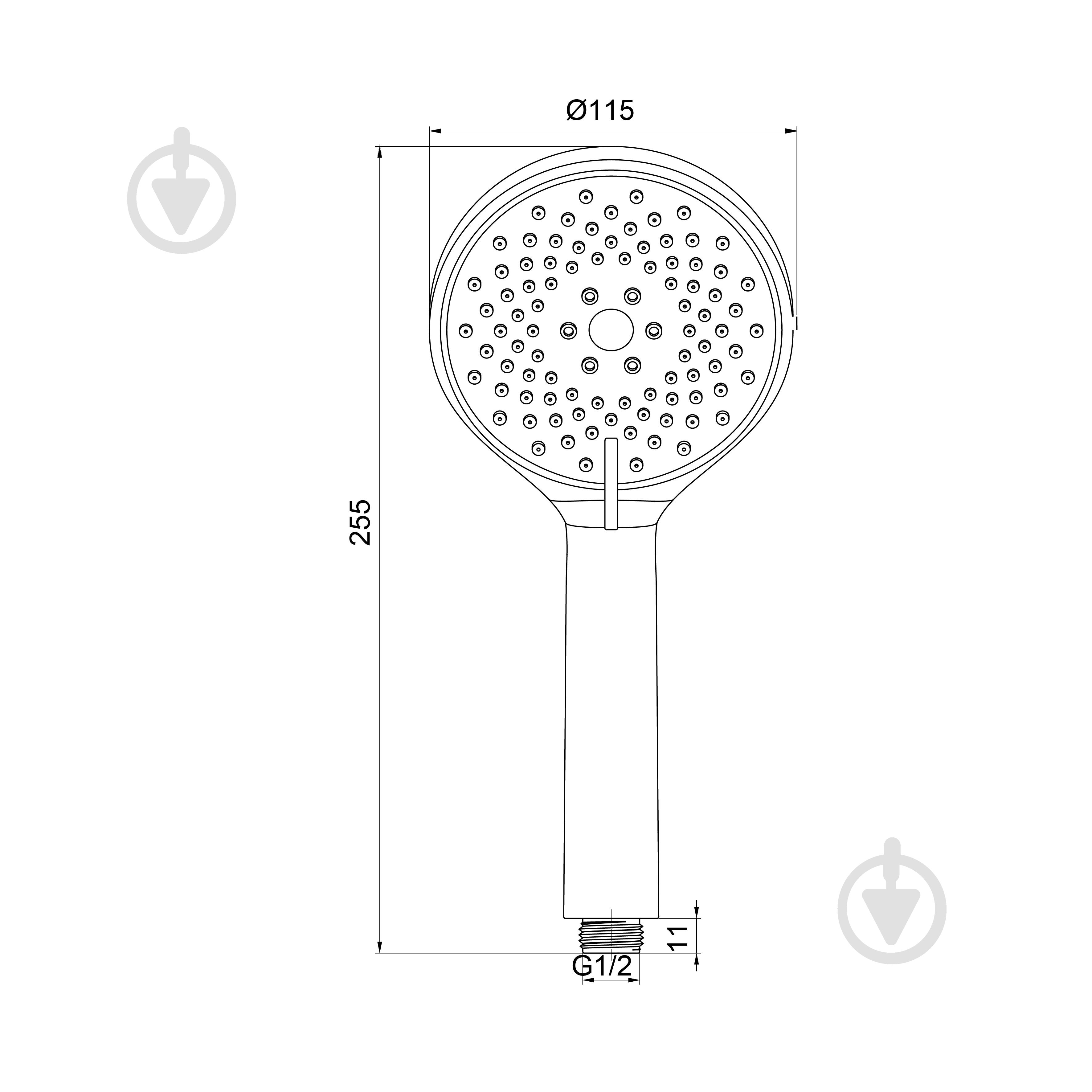 Ручной душ Koller Pool PRO-2 Chrome (1146460326) - фото 2 Ручной душ Koller Pool PRO-2 Chrome (1146460326) - фото 2