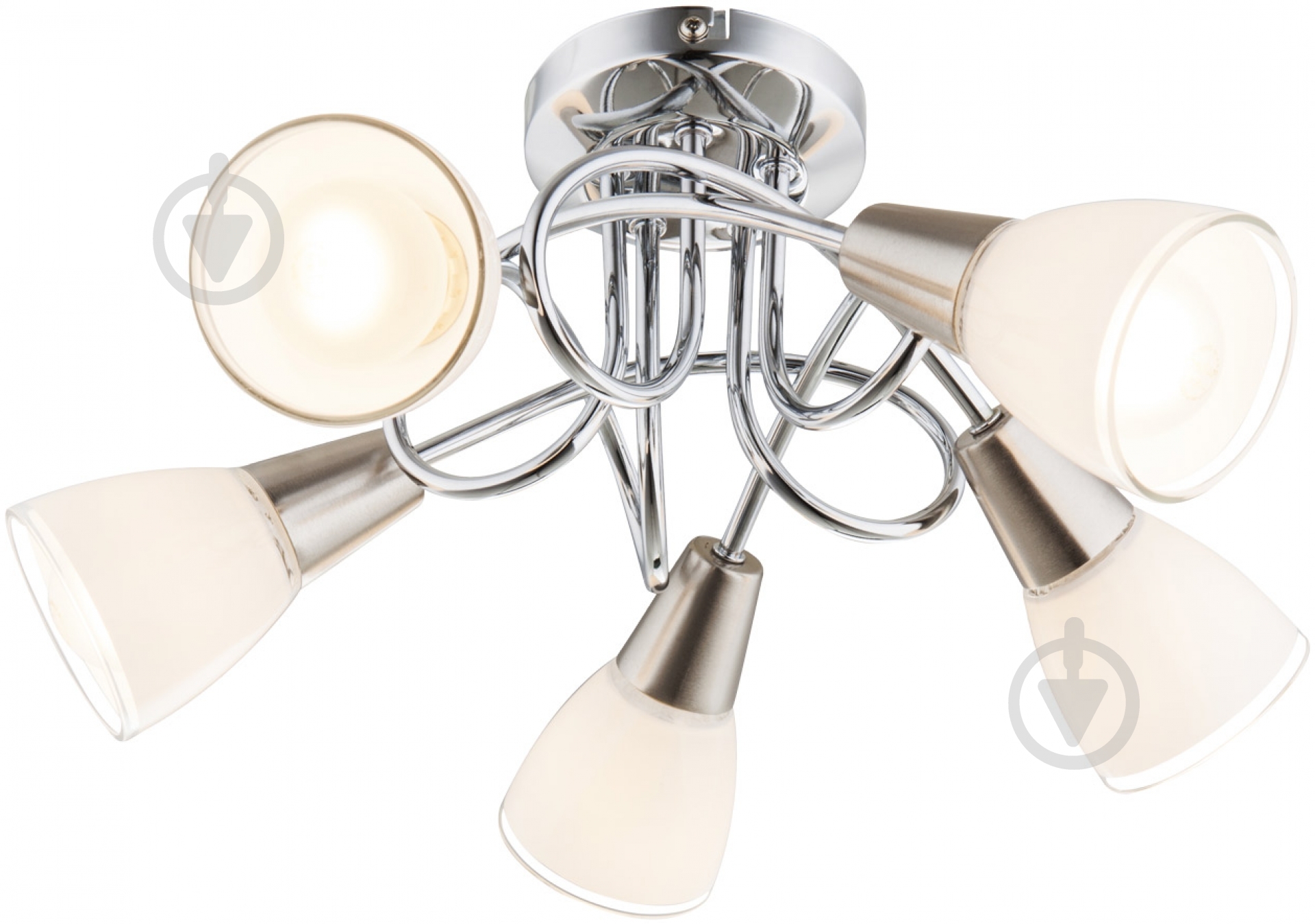 Люстра потолочная Globo GLOBO 5xE14 хром 63177-5 - фото 1