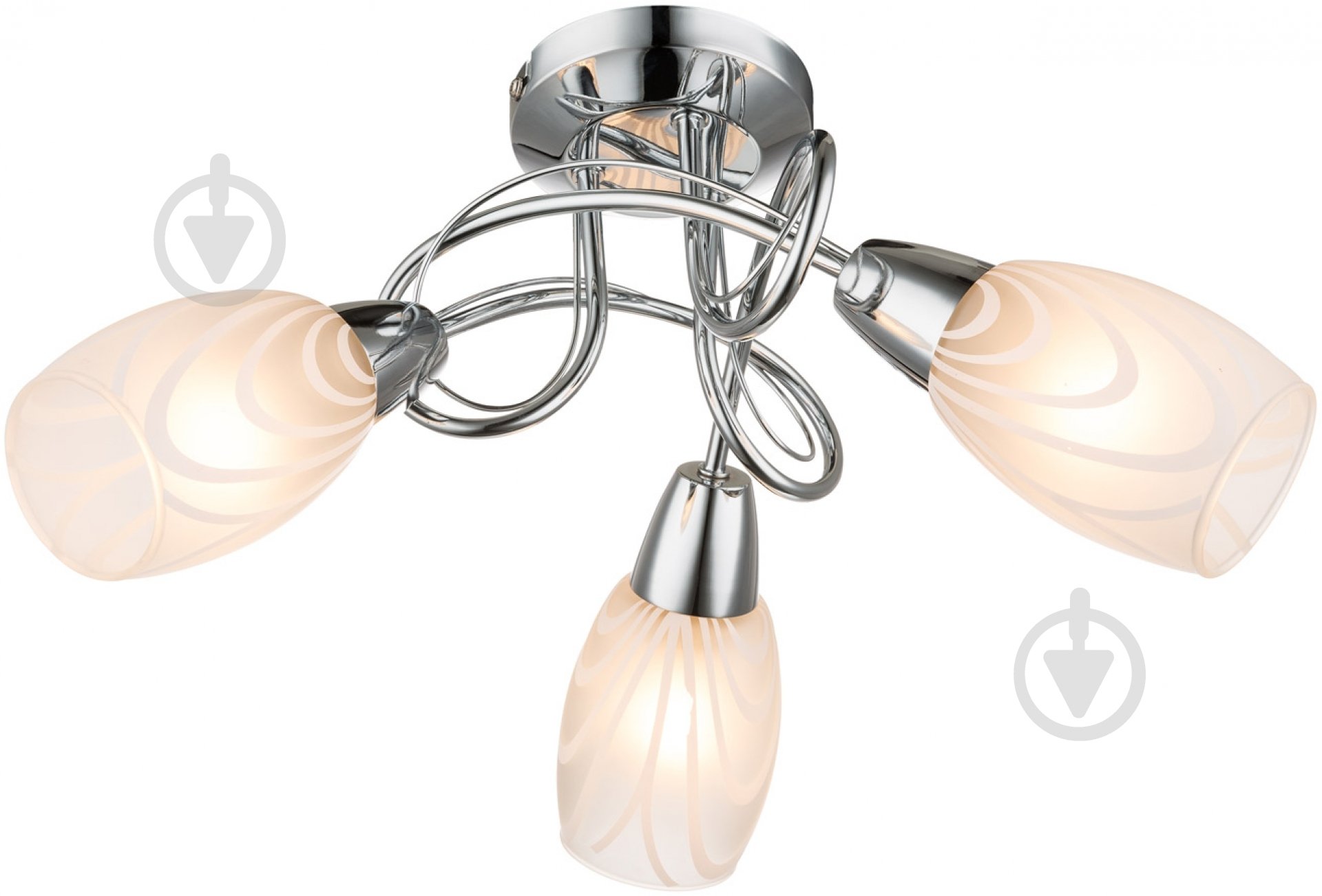 Люстра потолочная Globo 3xE14 хром 67131-3 - фото 1 Люстра потолочная Globo 3xE14 хром 67131-3 - фото 1