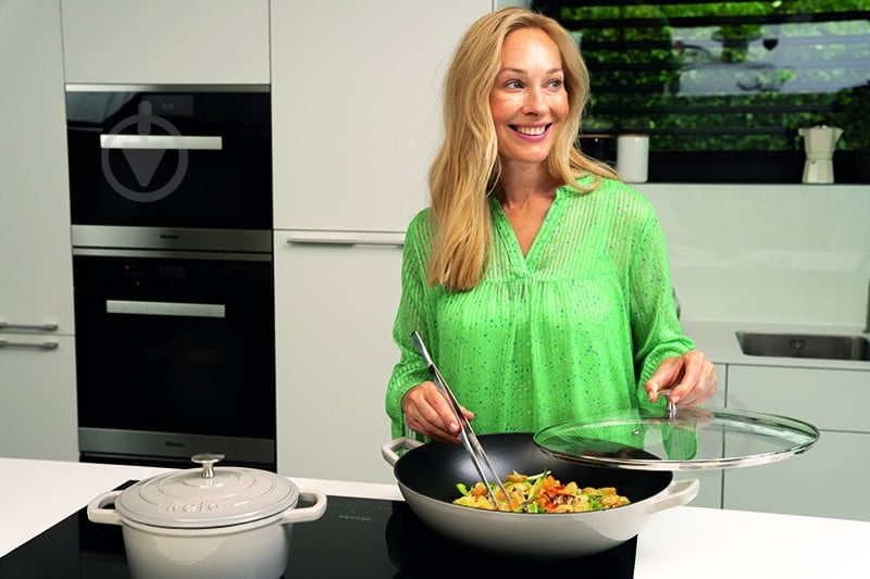 Сковорода WOK із кришкою Kela Calido 36 см 12610 - фото 3 Сковорода WOK із кришкою Kela Calido 36 см 12610 - фото 3