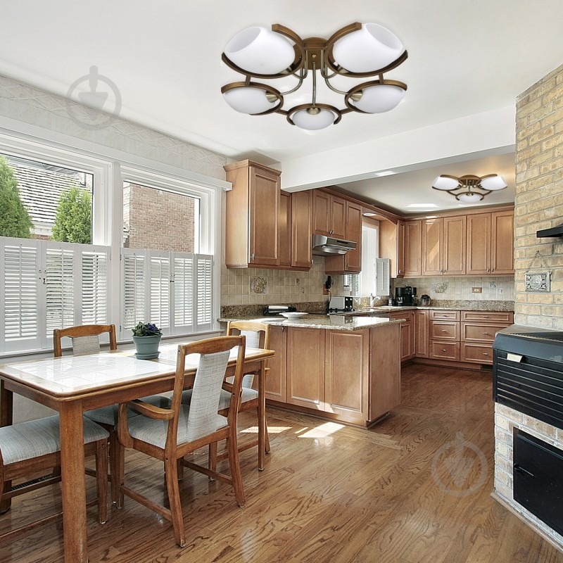 Люстра потолочная Victoria Lighting 3x40 Вт E14 орех Odeon/PL3 - фото 2 Люстра потолочная Victoria Lighting 3x40 Вт E14 орех Odeon/PL3 - фото 2