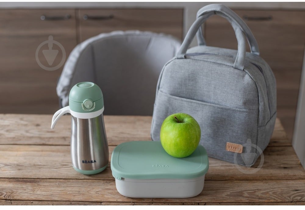 Ланч-бокс Beaba металлический 760 мл зеленый - фото 8