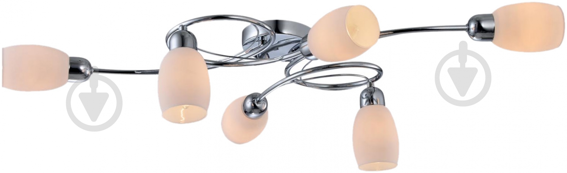 Люстра потолочная Globo 541002-6D 6xE14 хром 56648-6 - фото 1