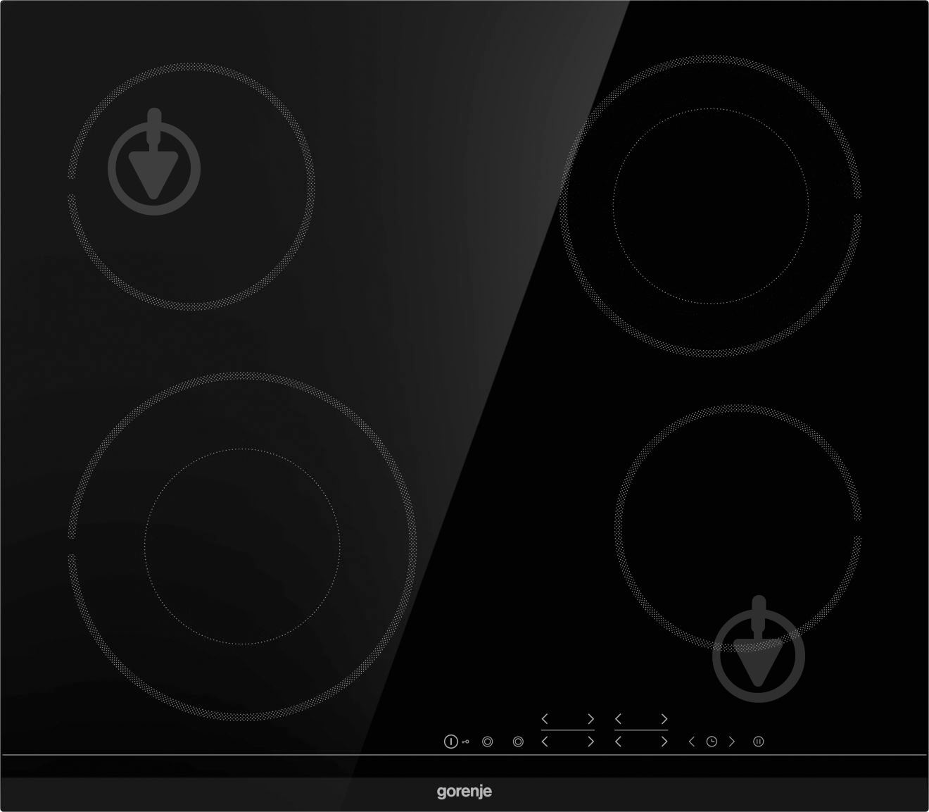 Варочная поверхность электрическая Gorenje ECT644BCSC - фото 1 Варочная поверхность электрическая Gorenje ECT644BCSC - фото 1