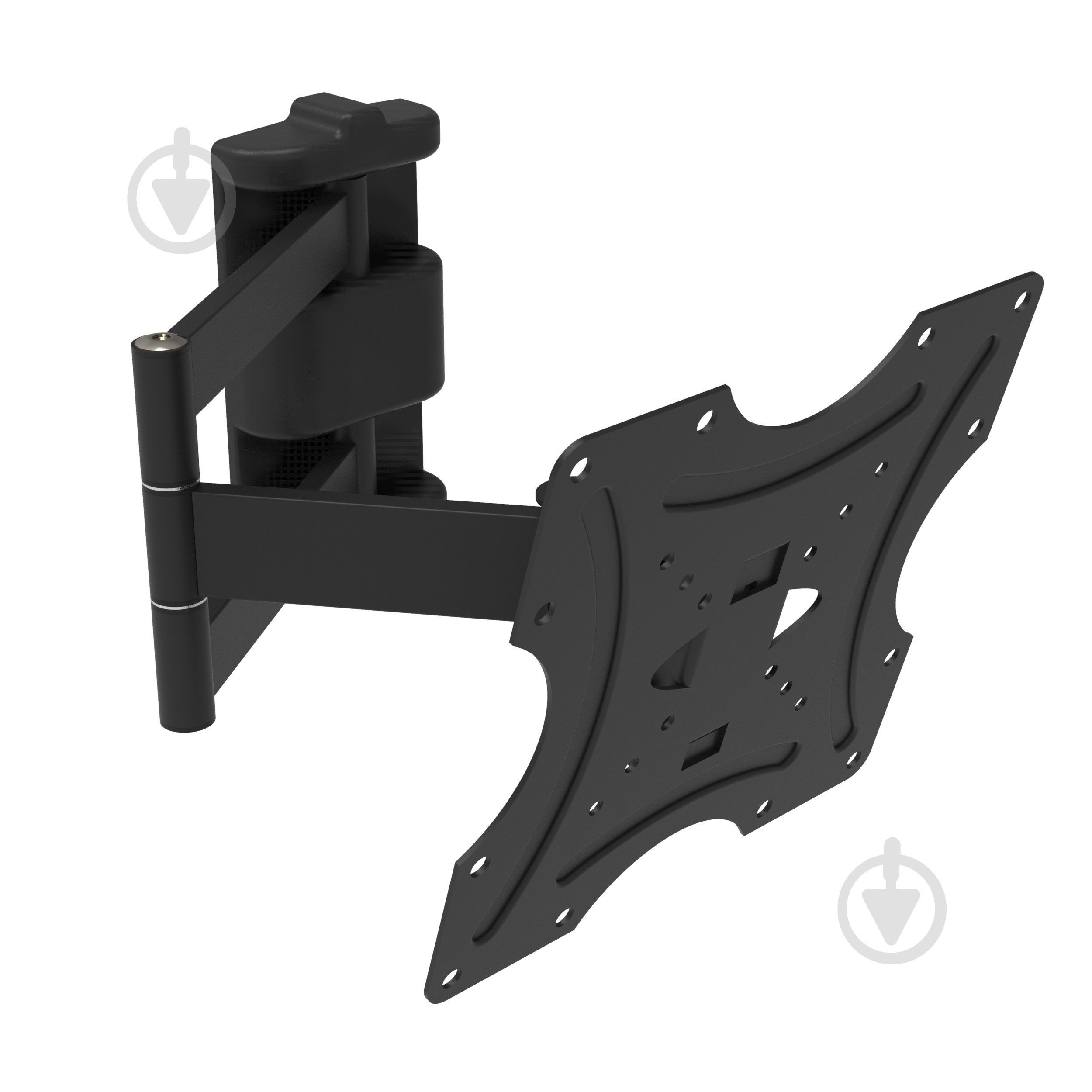 Крепление для телевизора HausMark H-2042 поворотно-наклонные 15"-43" черный - фото 2