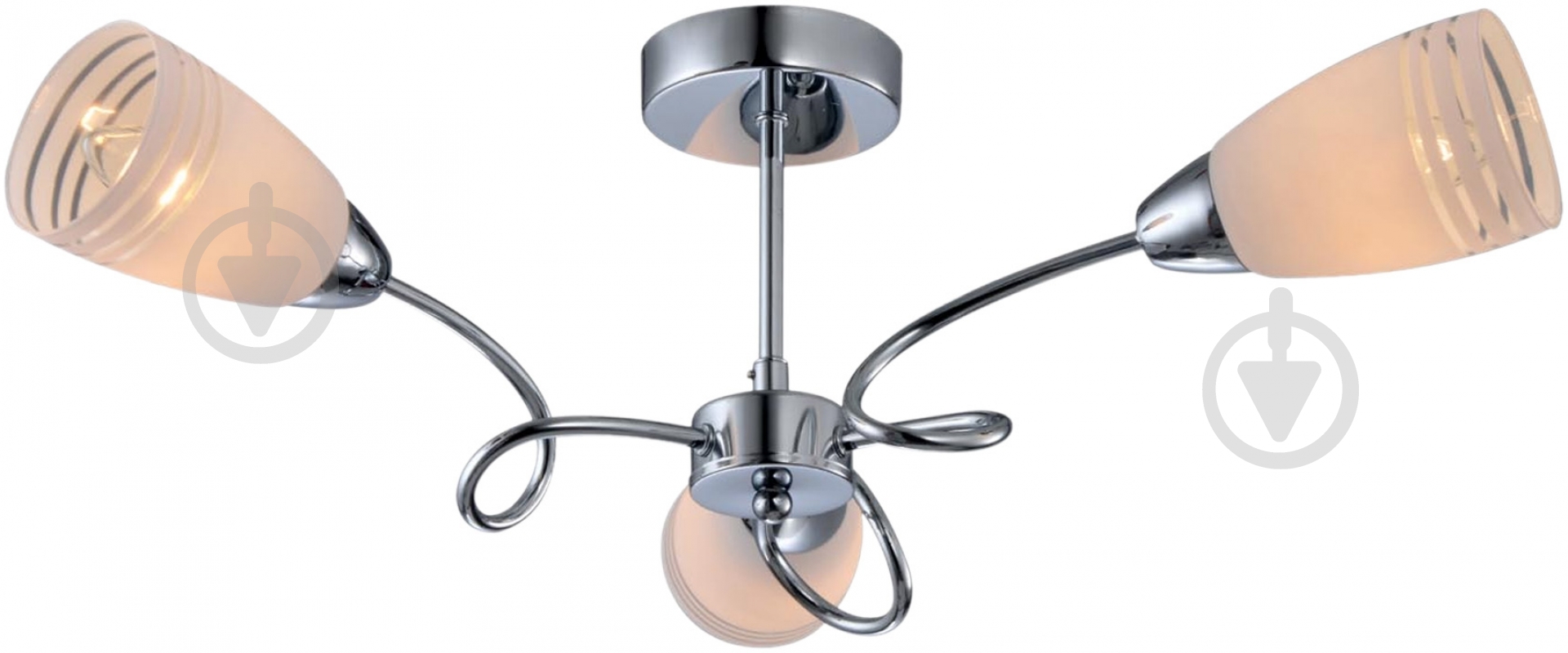 Люстра потолочная Globo 541000-3D 3xE14 хром 56393-3D - фото 1