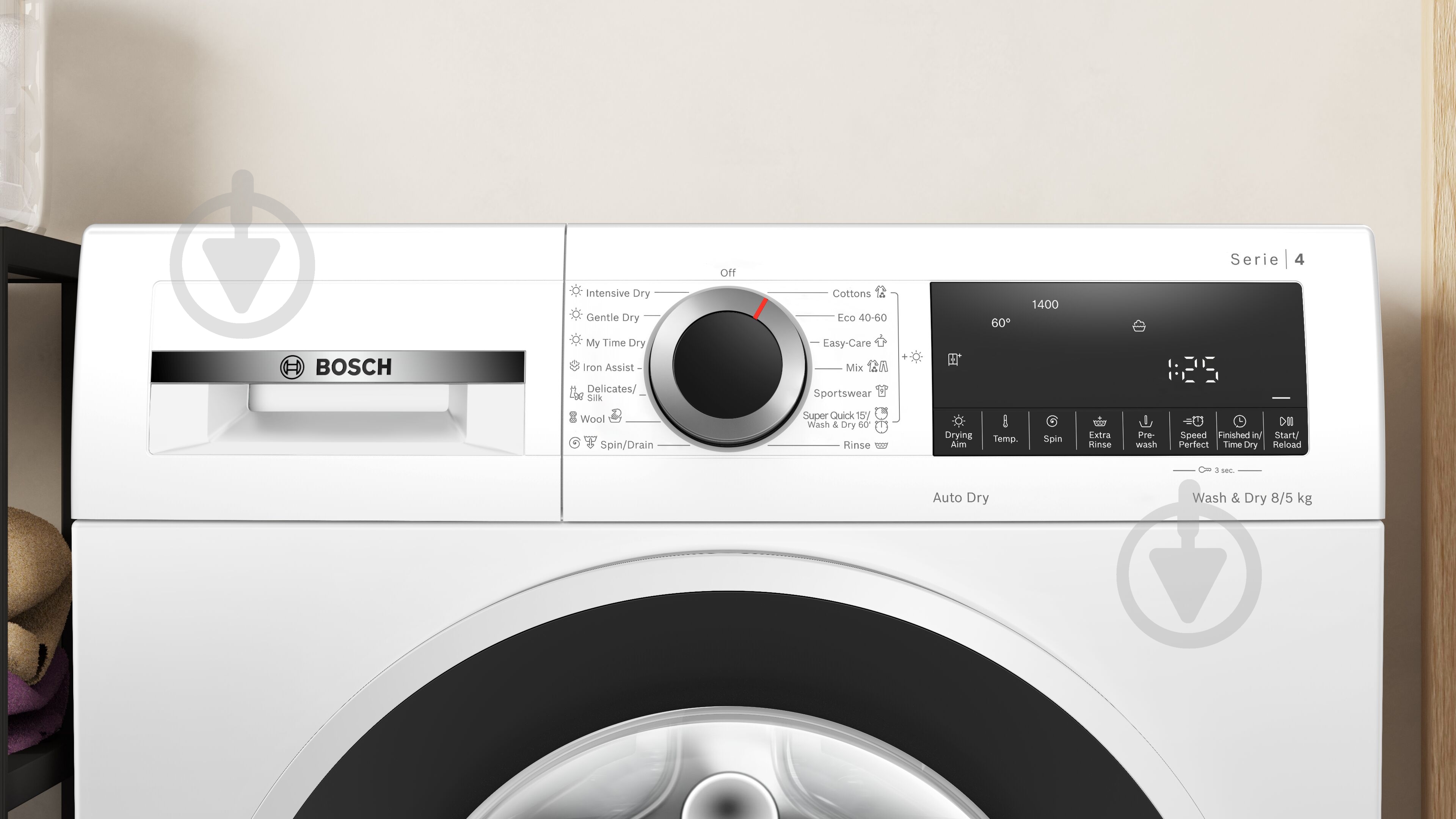 Стиральная машина с сушкой Bosch WNA13401BY - фото 2 Стиральная машина с сушкой Bosch WNA13401BY - фото 2
