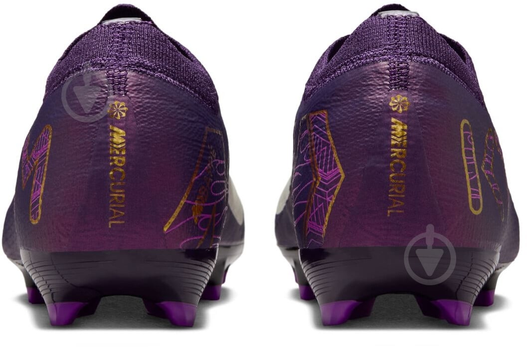 Бутси Nike Jr. Mercurial Vapor 16 Pro "Kylian Mbappe" HF5450-500 р.38 фіолетовий - фото 6 Бутси Nike Jr. Mercurial Vapor 16 Pro "Kylian Mbappe" HF5450-500 р.38 фіолетовий - фото 6