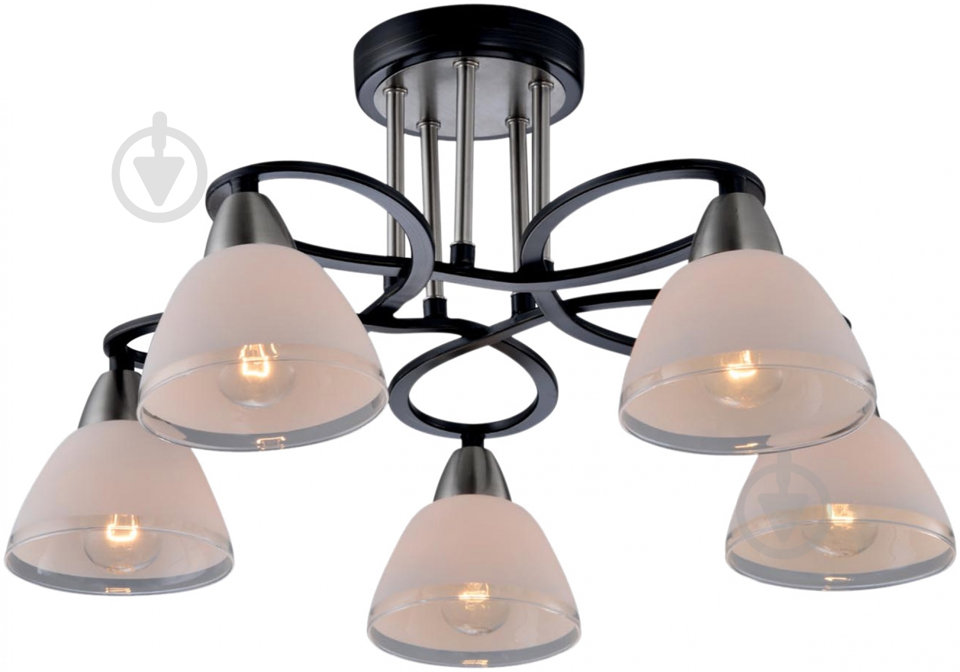Люстра потолочная Globo 541011-5D 5xE14 черный 56392-5 - фото 1