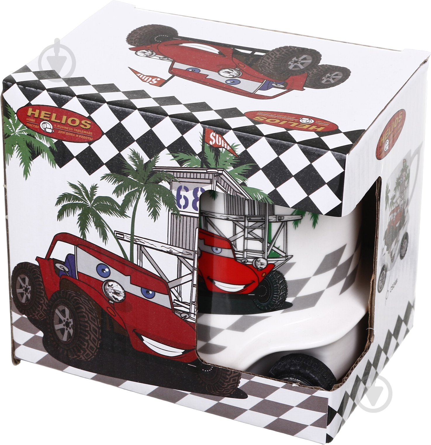 Чашка Helios с колесами 300 мл в ассортименте - фото 4