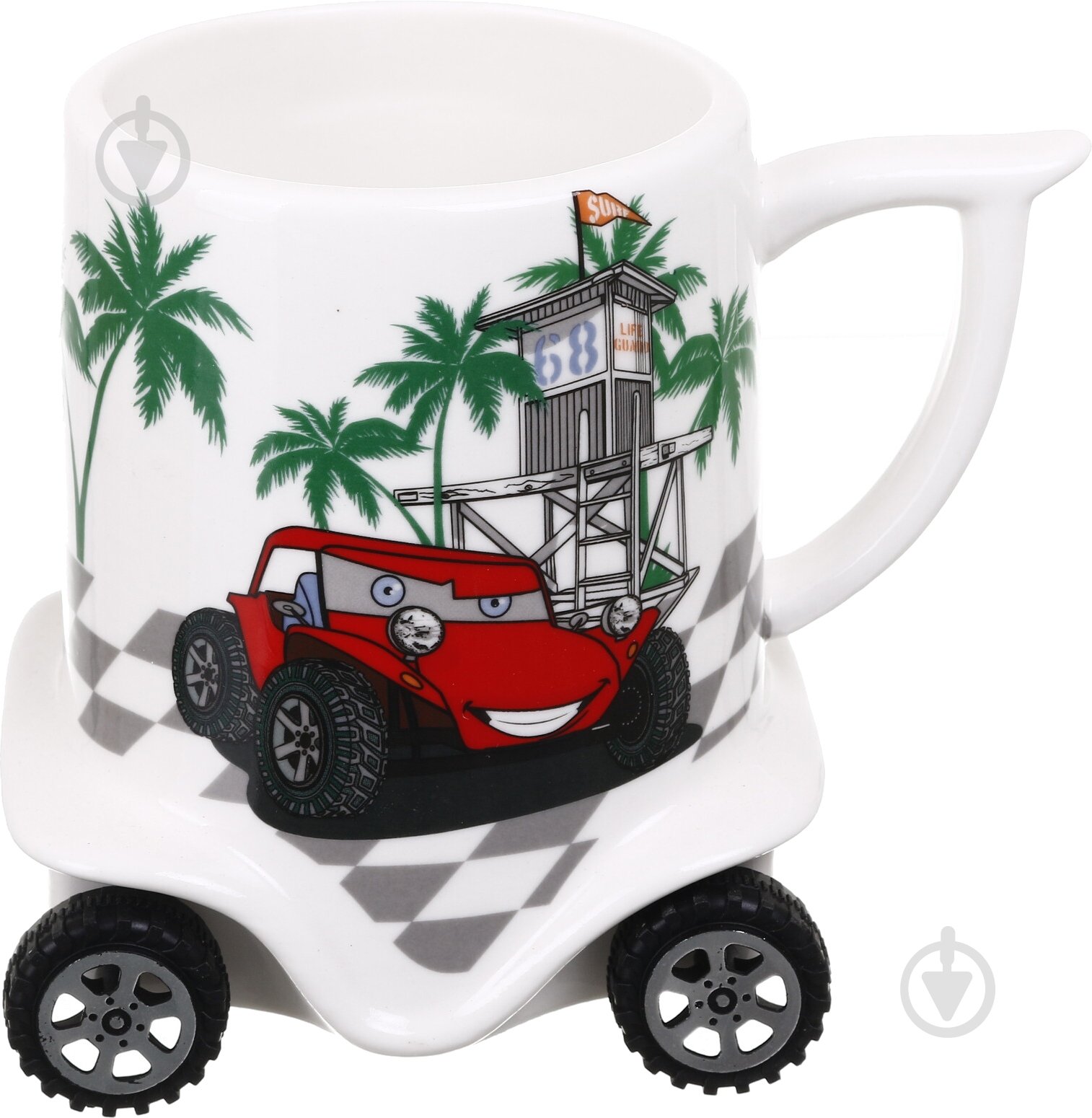 Чашка Helios с колесами 300 мл в ассортименте - фото 3