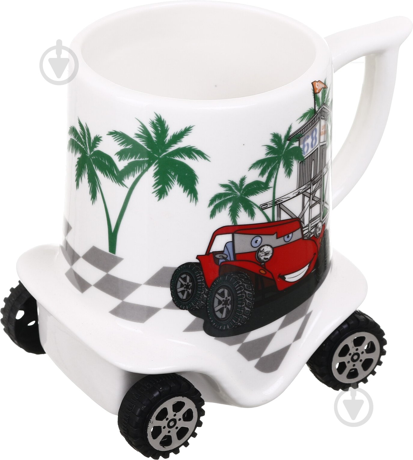 Чашка Helios с колесами 300 мл в ассортименте - фото 2