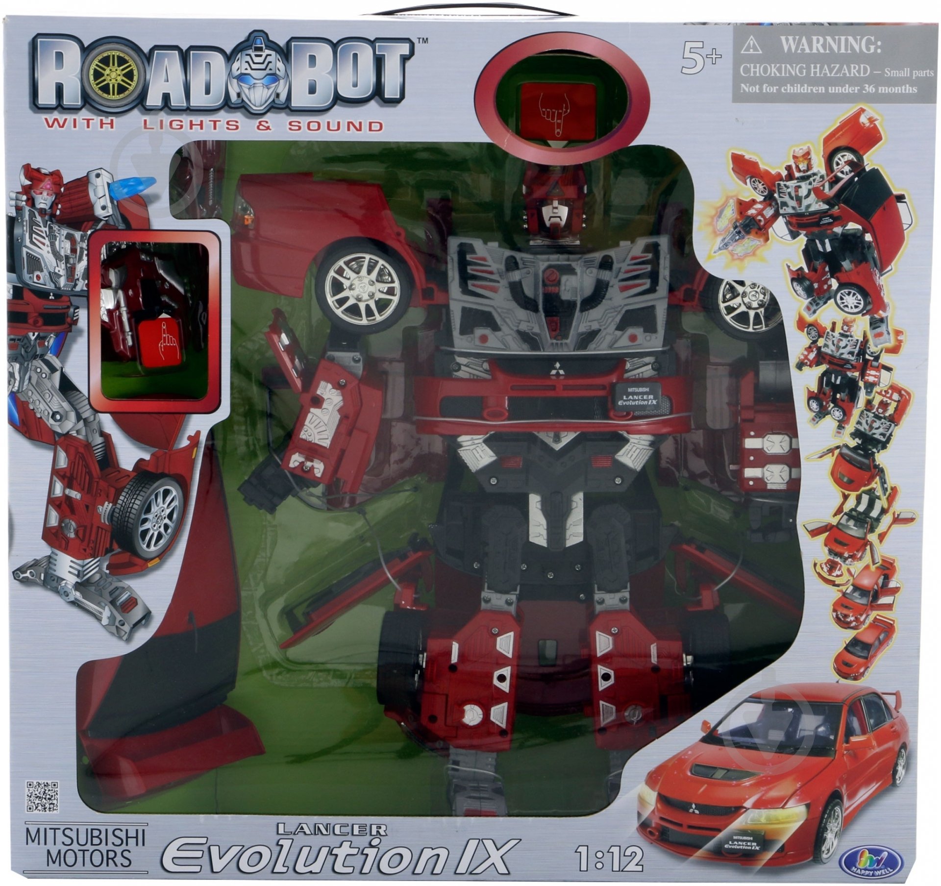 Робот-трансформер RoadBot Mitsubishi Lancer Evolution IX 51010 r - фото 2 Робот-трансформер RoadBot Mitsubishi Lancer Evolution IX 51010 r - фото 2