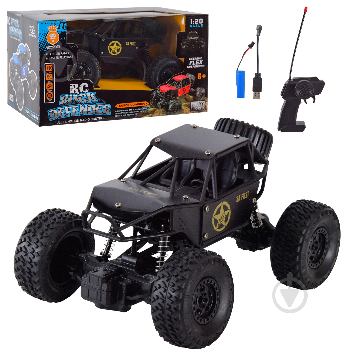Автомобіль на радіокеруванні Shantou 1:20 699-252 (BLACK) - фото 1