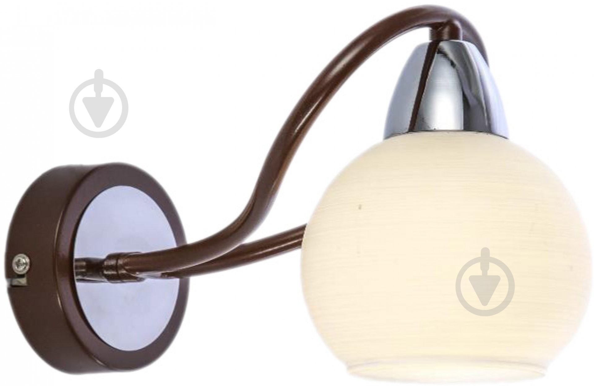 Бра Globo WANLIDA 1x40 Вт E14 коричневый 56442-1 - фото 1