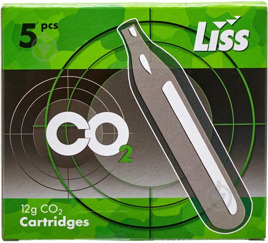Баллон Liss CO2 12 г 5 шт. - фото 1