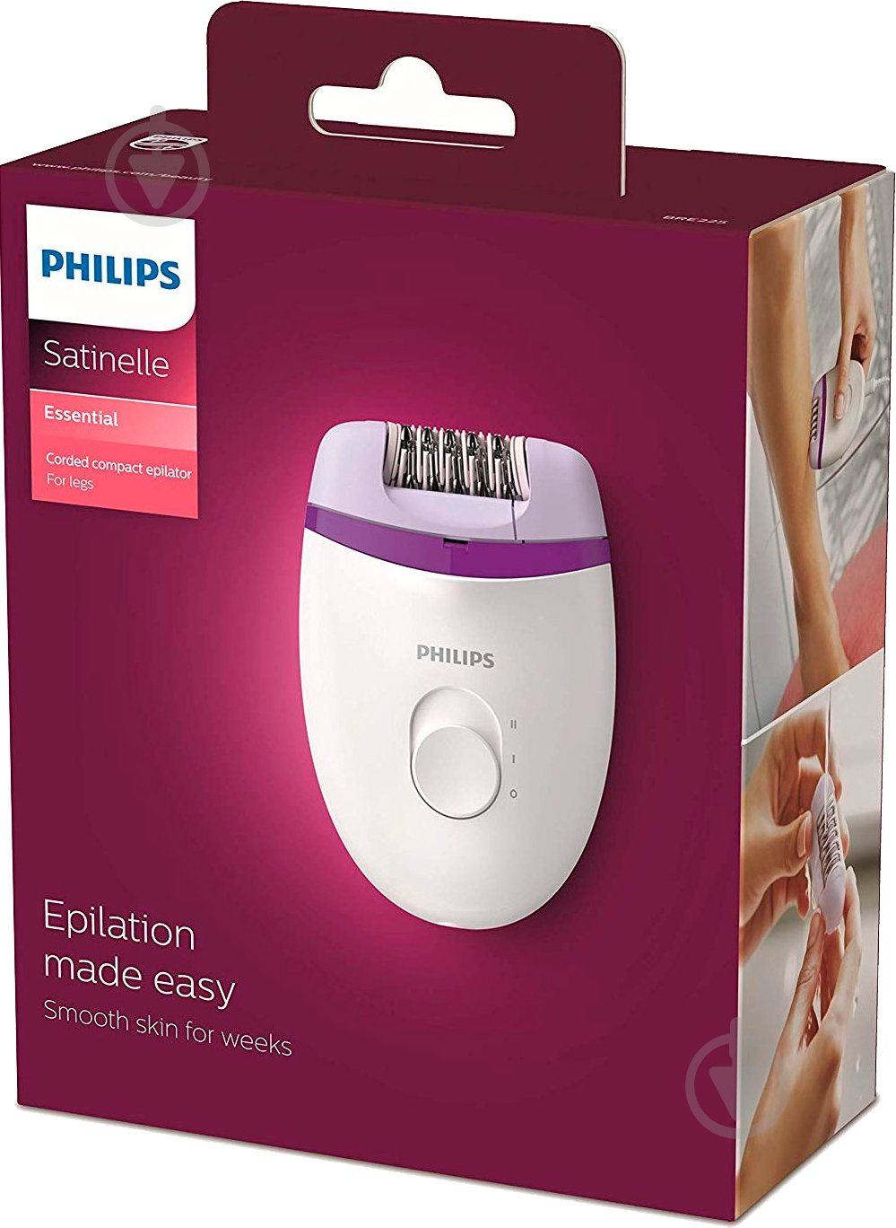 Епілятор Philips Satinelle Essential BRE225/00 - фото 10