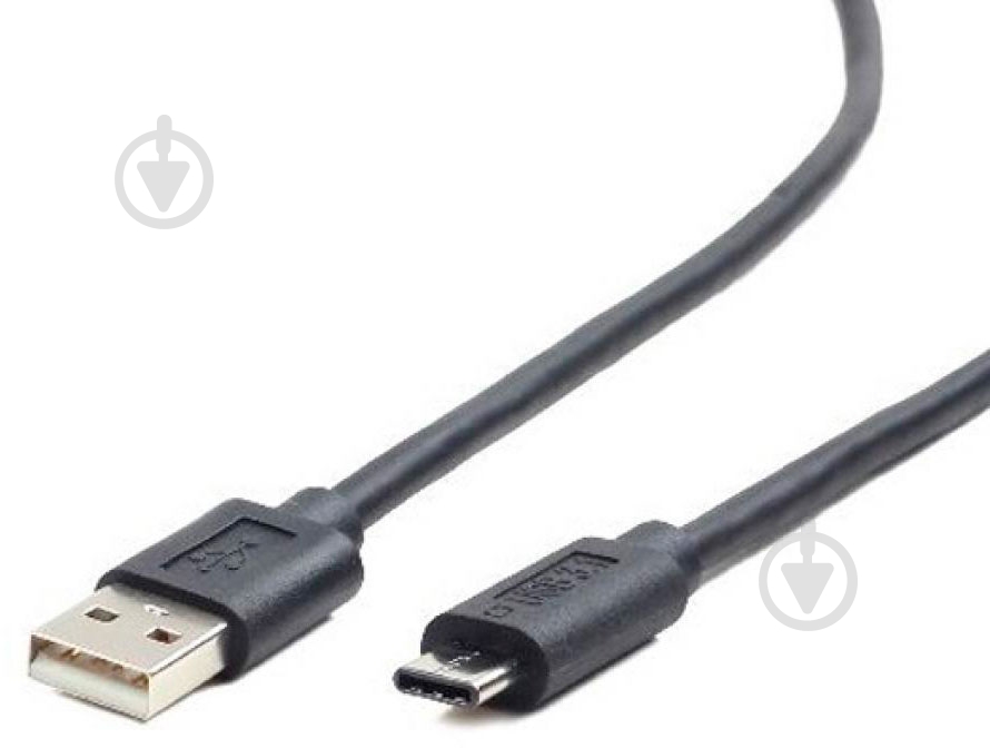 Дата-кабель Real-el Type-C – USB 2.0 1 м черный (EL123500016) - фото 1