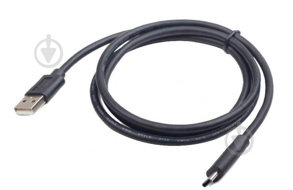 Дата-кабель Real-el Type-C – USB 2.0 1 м черный (EL123500016) - фото 2