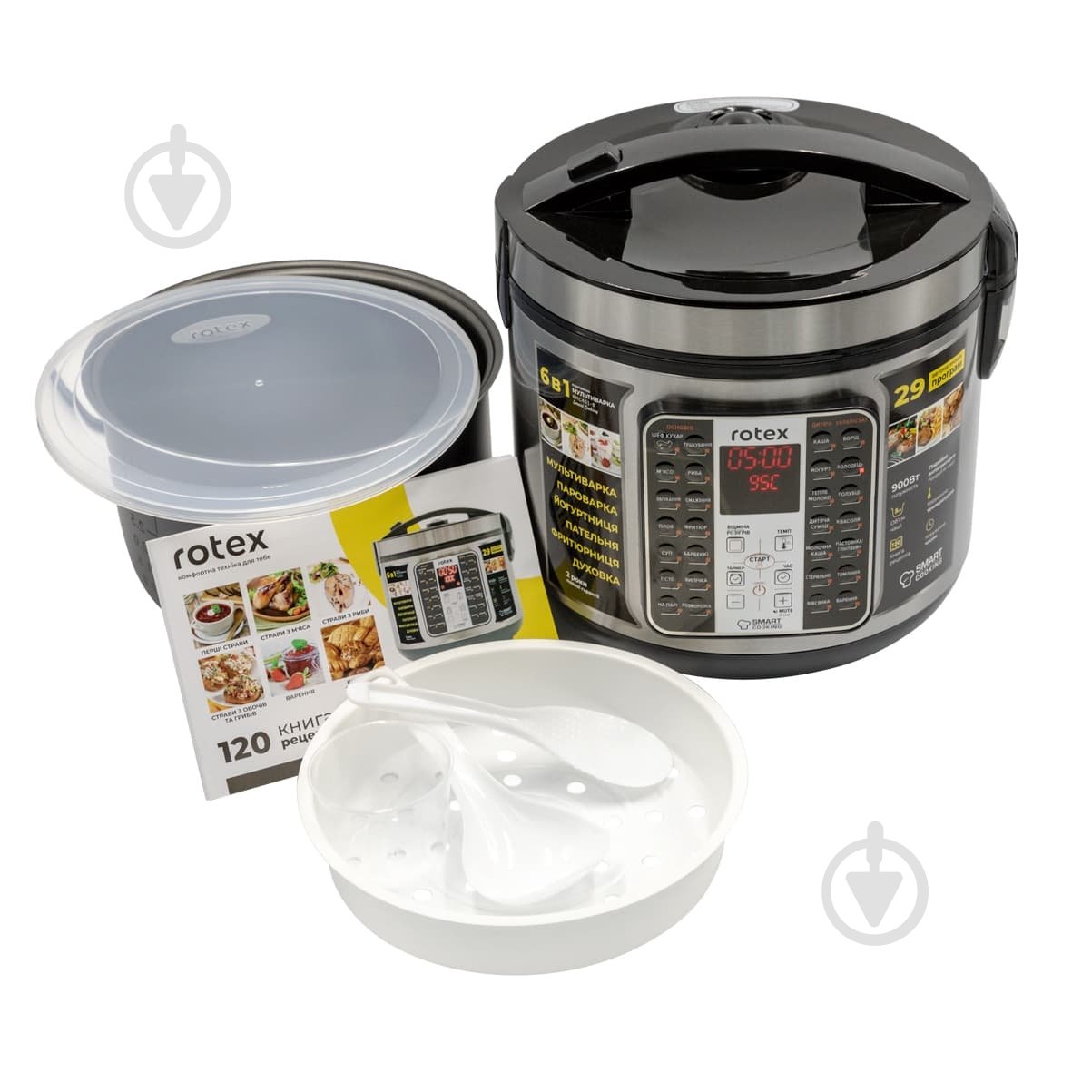 Мультиварка Rotex RMC401-B Smart Cooking - фото 2