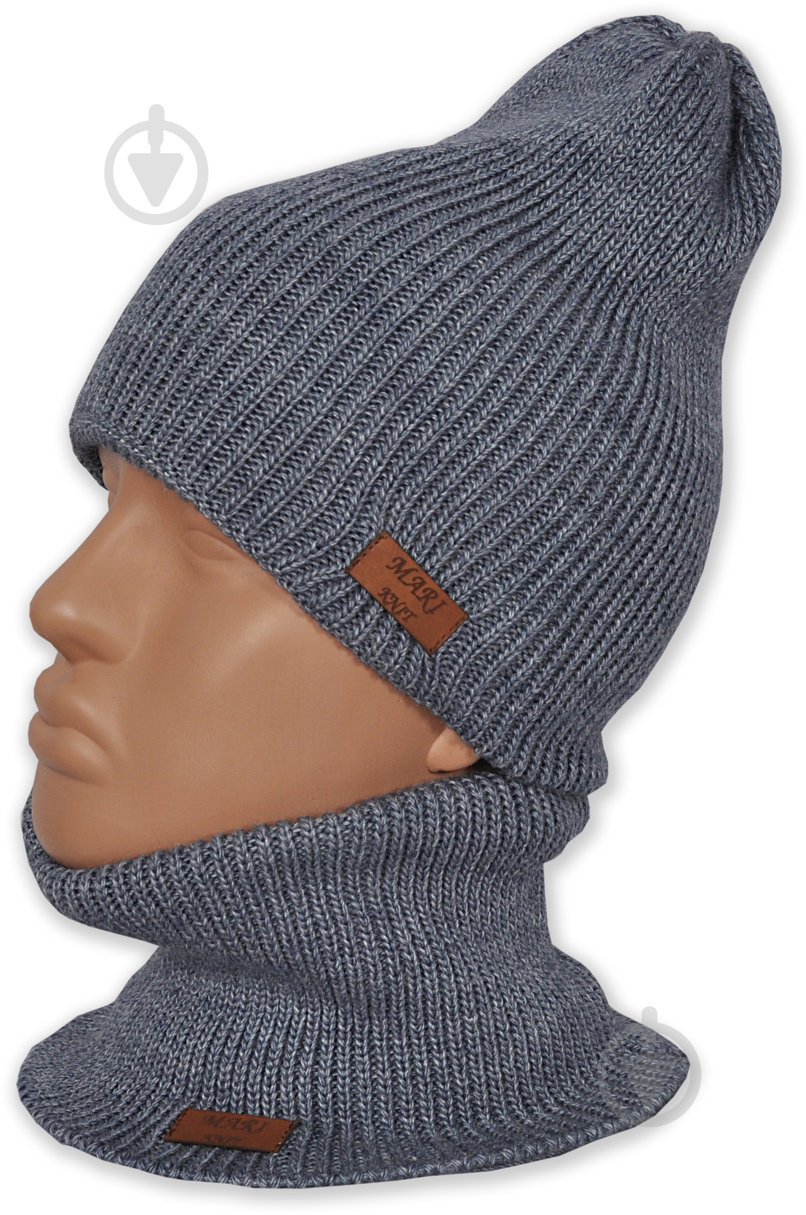 Снуд унисекс Mari-Knit р.28 индиго 825 - фото 1