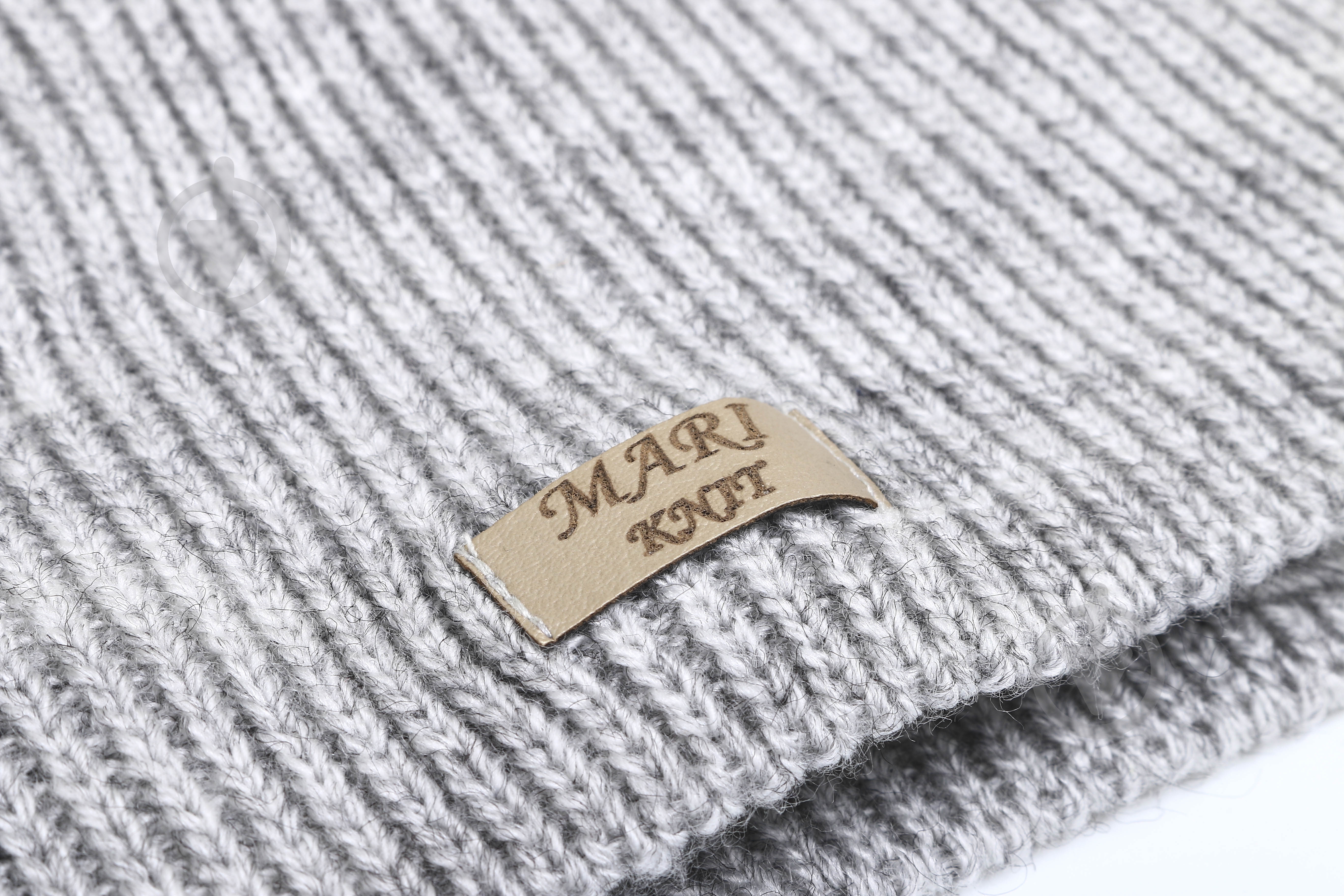 Бафф Mari-Knit серый 825 - фото 3 Бафф Mari-Knit серый 825 - фото 3