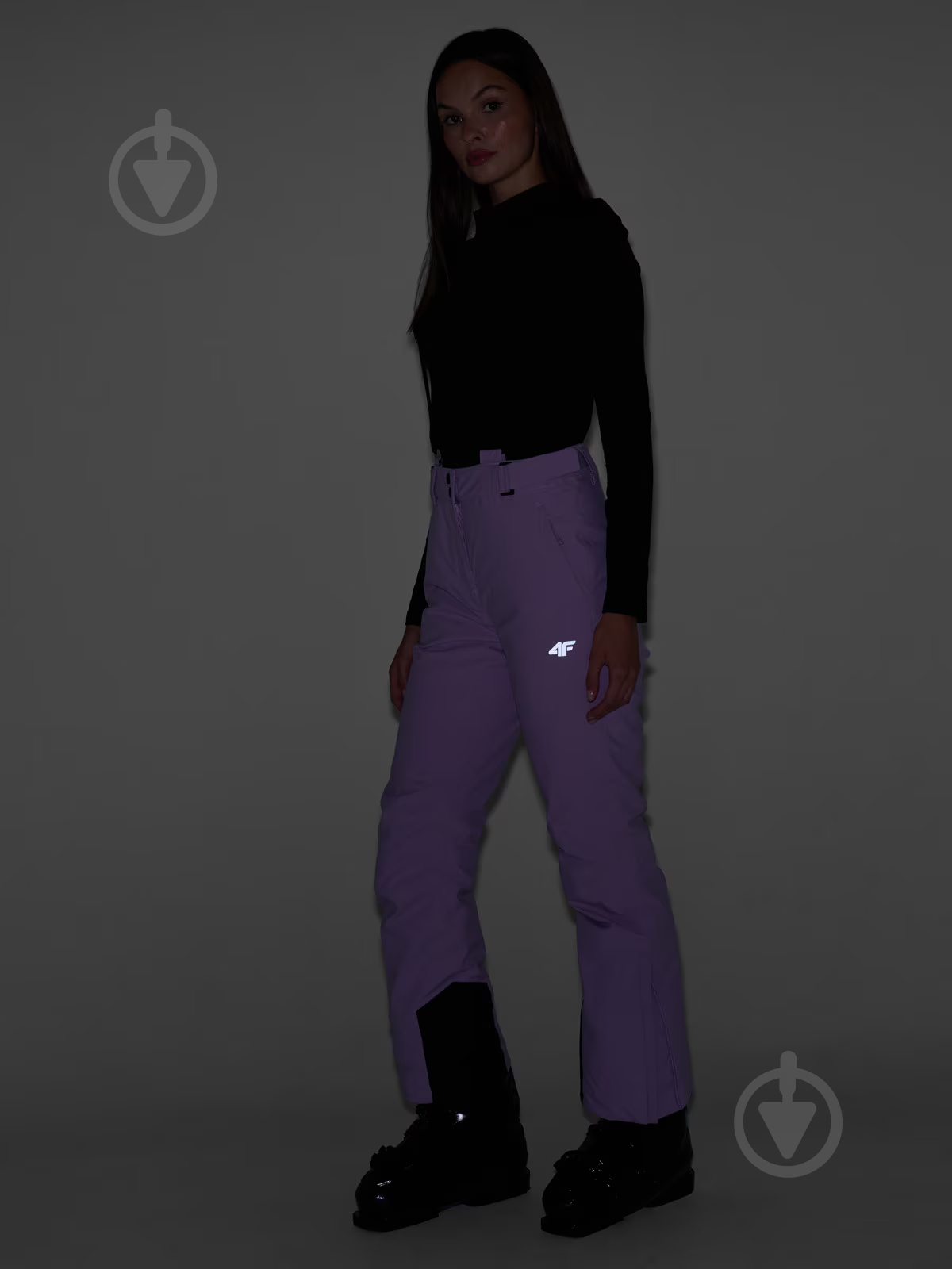 Штани 4F TROUSERS FNK F0754 4FWAW24TFTRF0754-52S р. S фіолетовий - фото 10