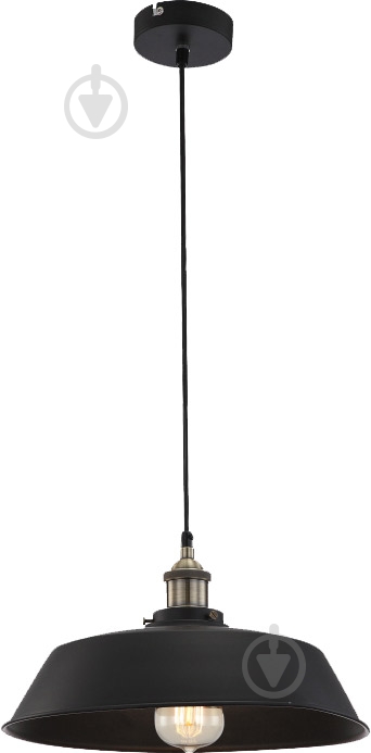 Подвес Globo Knud 1x60 Вт E27 черный 15067 - фото 1 Подвес Globo Knud 1x60 Вт E27 черный 15067 - фото 1