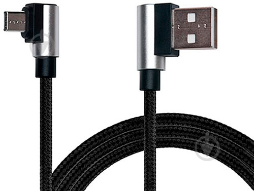 Дата-кабель Real-el USB – microUSB 1 м черный (EL123500031) - фото 3