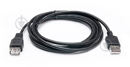 Дата-кабель Real-el USB Am – USB Af 3 м черный (EL123500029) - фото 2