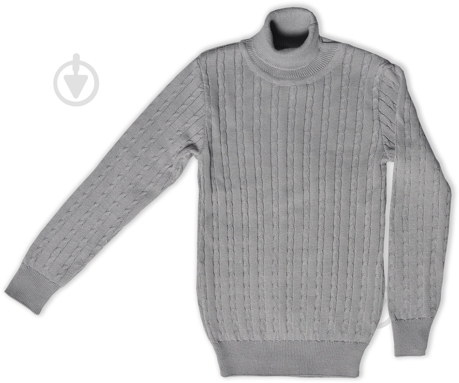 Джемпер унисекс р.128 серый 1284 - фото 1