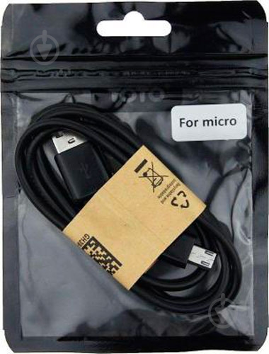Дата-кабель Toto USB – microUSB 1 м чорний (F_52575) - фото 2
