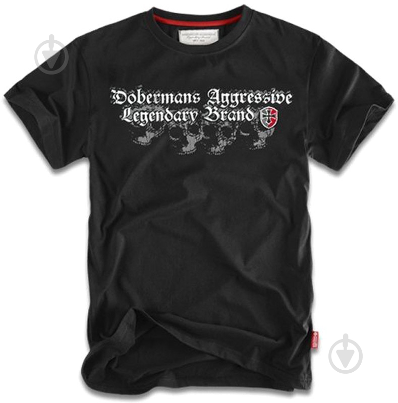 Футболка Dobermans Aggressive Skull р. M черный - фото 1 Футболка Dobermans Aggressive Skull р. M черный - фото 1