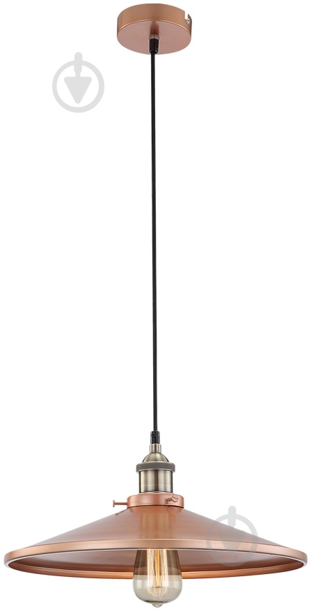 Підвіс Globo KNUD 1x60 Вт E27 мідь 15062 - фото 1