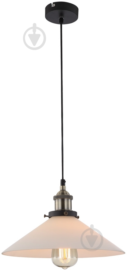 Подвес Globo KNUD 1x60 Вт E27 белый матовый 15065 - фото 1