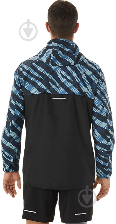 Анорак мужская демисезонная Asics WILD CAMO ANORAK 2011C479-400 р.S зеленая - фото 2