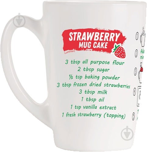 Чашка Luminarc New Morning Cake Recipe 320 мл в асортименті - фото 3