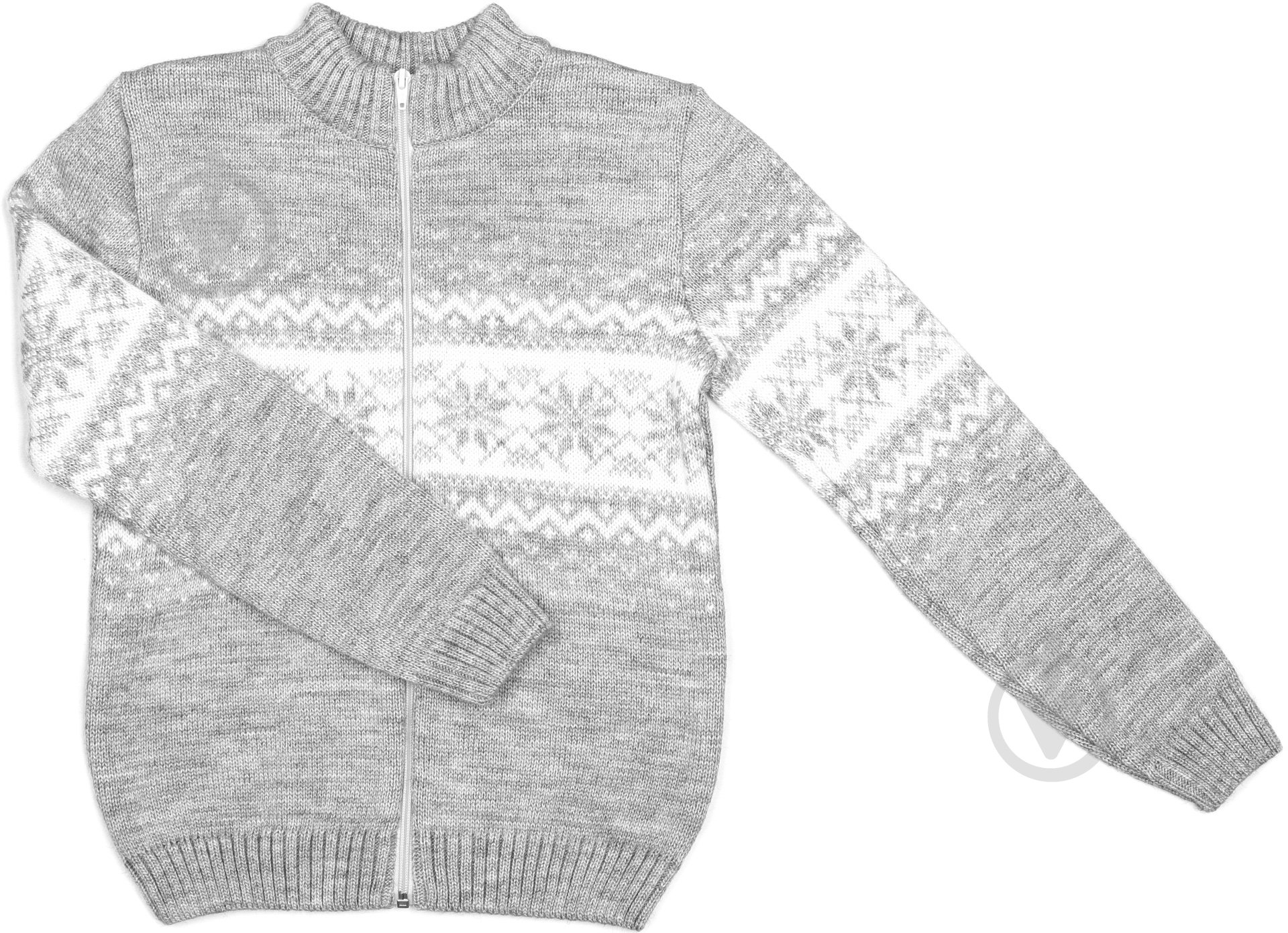 Жакет унисекс р.146 серый 827 - фото 1 Жакет унисекс р.146 серый 827 - фото 1