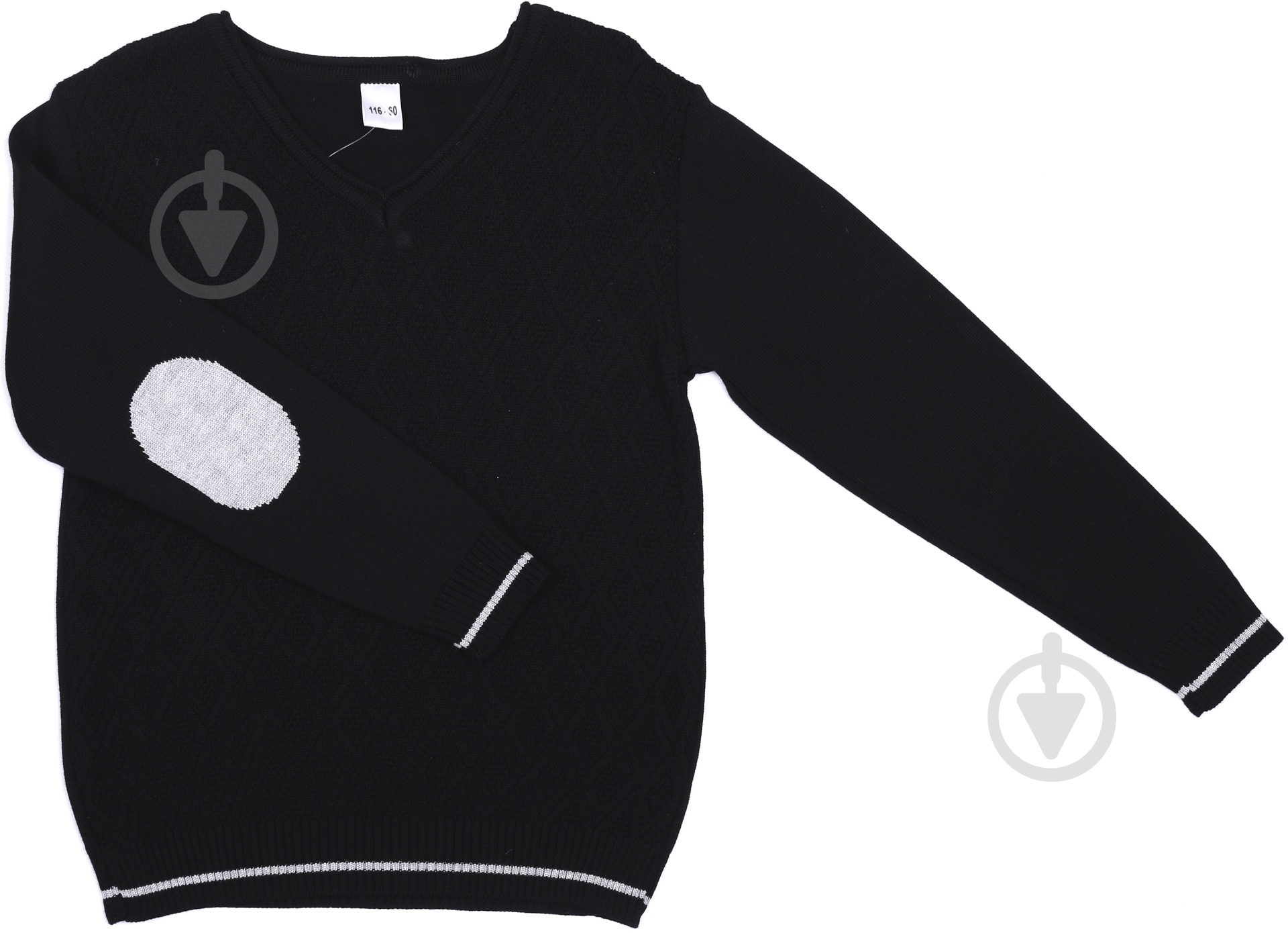 Джемпер для мальчика р.134 черный 1278 - фото 1