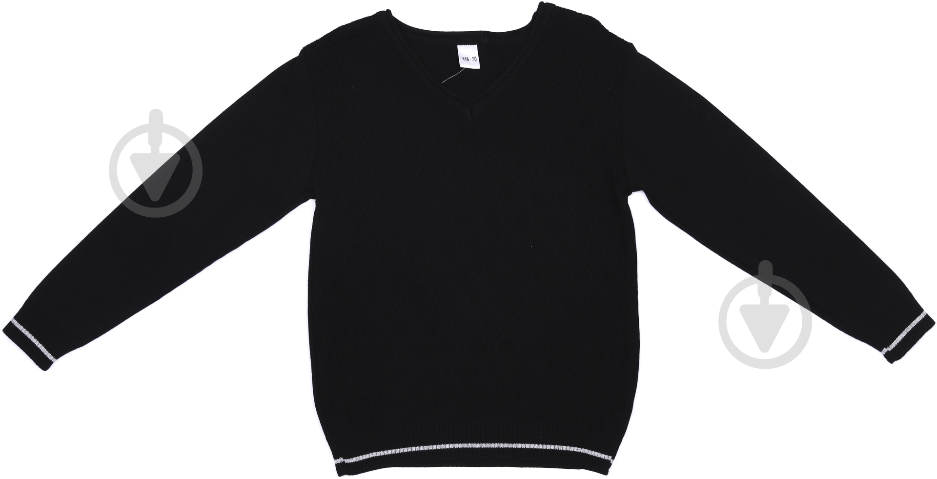 Джемпер для мальчика р.134 черный 1278 - фото 2