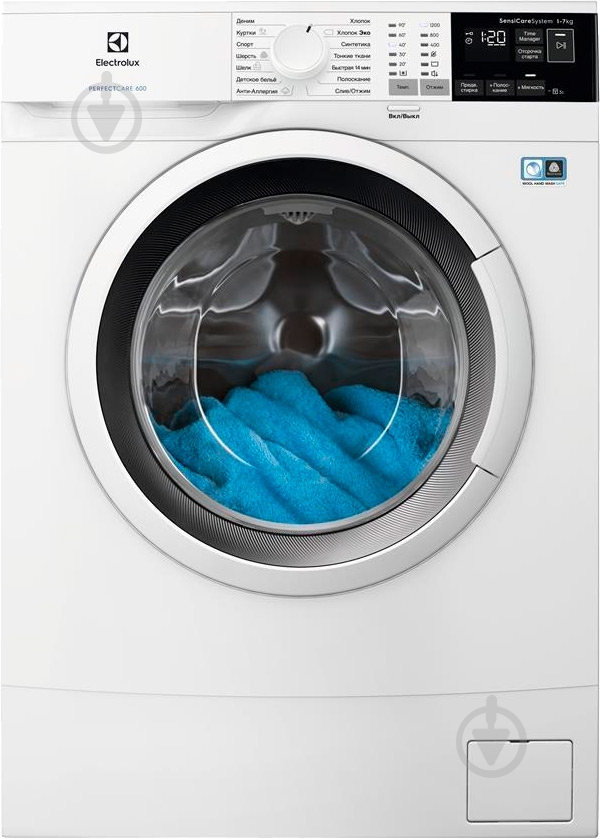 Пральна машина Electrolux EW6S4R27W - фото 1 Пральна машина Electrolux EW6S4R27W - фото 1