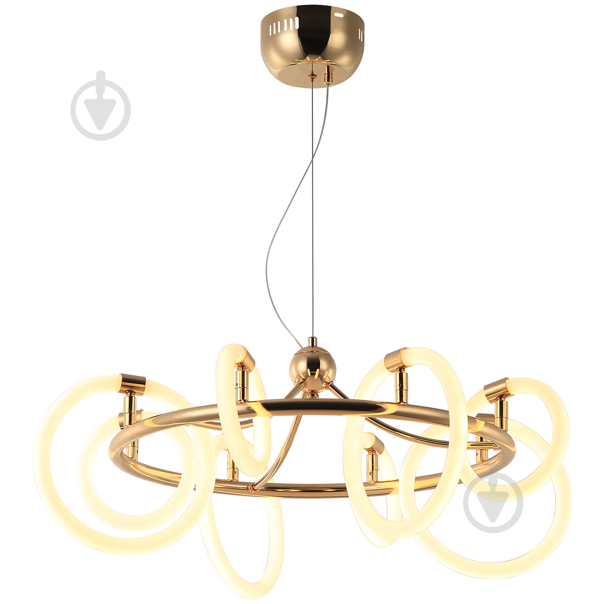 ВІТРИНА! Люстра підвісна Vio Concept Lavella 100 Вт LED-модуль французьке золото 80423-03-P08-FG - фото 1