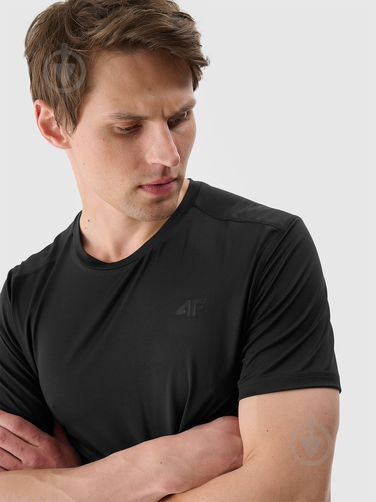 Футболка 4F TSHIRT FNK M1343 4FWSS25TFTSM1343-20S р.XL черный - фото 4