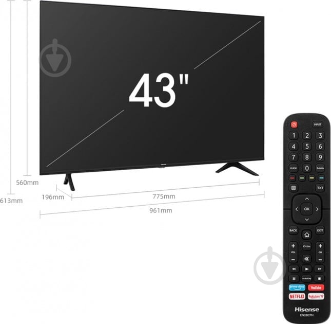 Телевизор Hisense 43A7100F - фото 13 Телевизор Hisense 43A7100F - фото 13