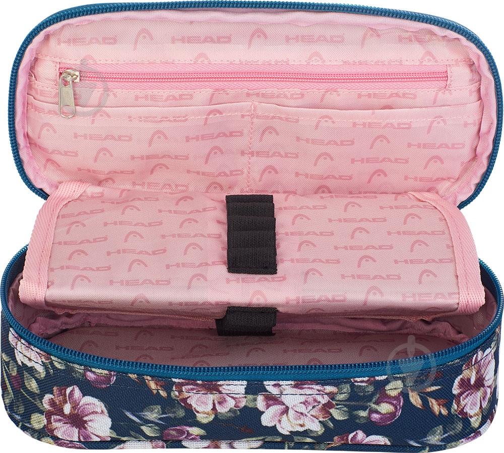 Пенал HD-334 Head синий с рисунком - фото 3 Пенал HD-334 Head синий с рисунком - фото 3