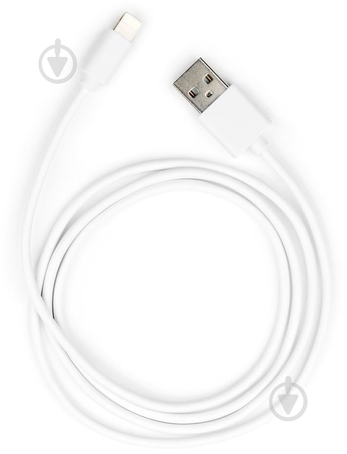 Дата-кабель Vinga USB 2.0 AM – Lightning 1 м белый (VCPDCL1W) - фото 3