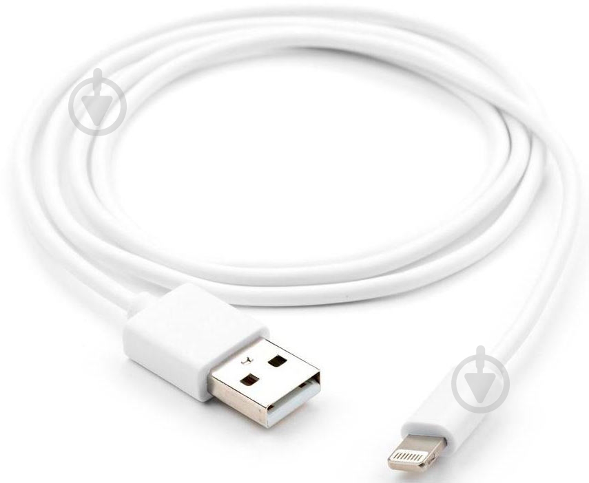 Дата-кабель Vinga USB 2.0 AM – Lightning 1 м белый (VCPDCL1W) - фото 4
