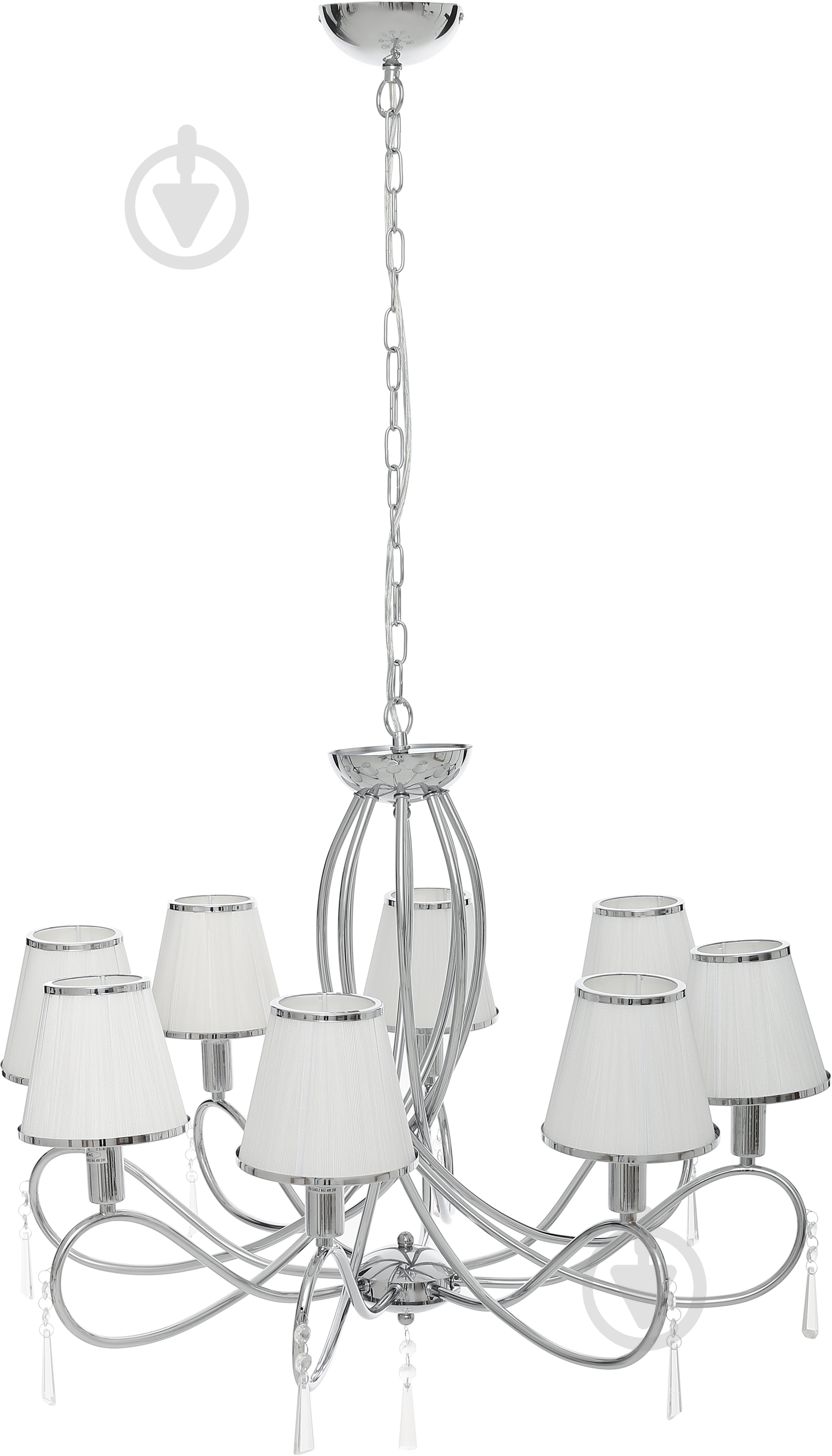 Люстра подвесная Arte Lamp Logico 8xE14 хром A1035LM-8CC - фото 2